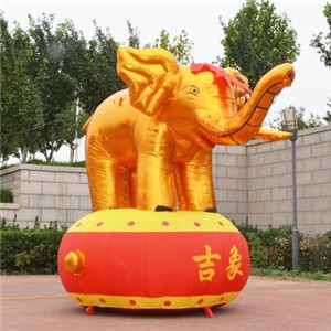 武江节庆金象气模